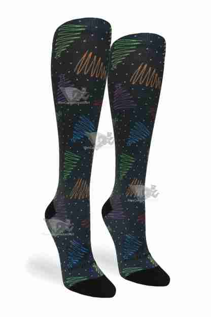 Women Compression Socks Merry Trees