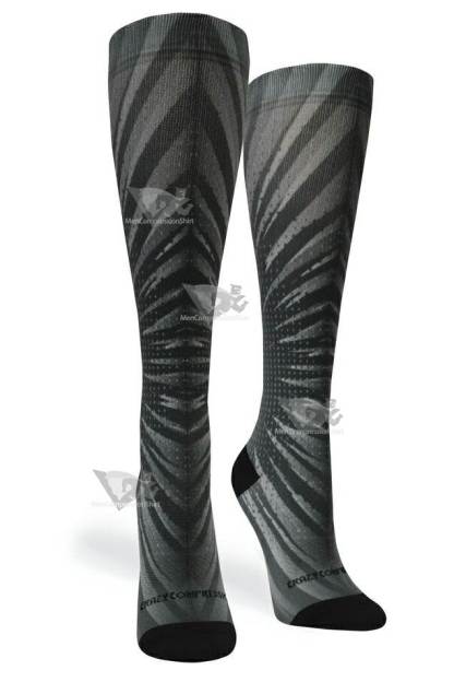 Women Compression Socks Never Quit Grey