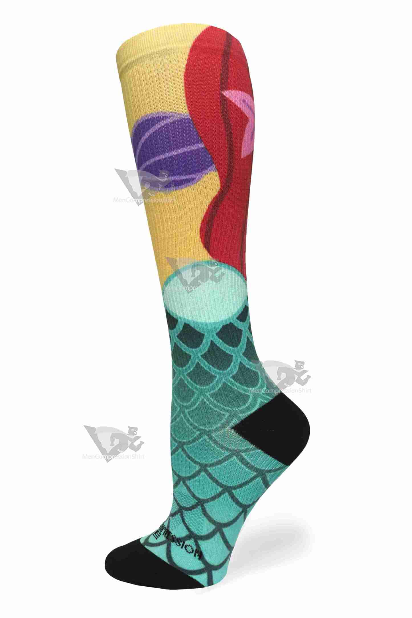 Women Compression Socks Sea Princess