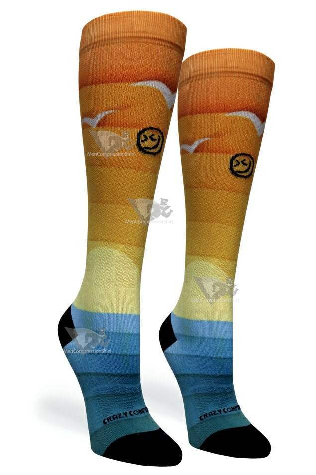 Women Compression Socks Seabirds