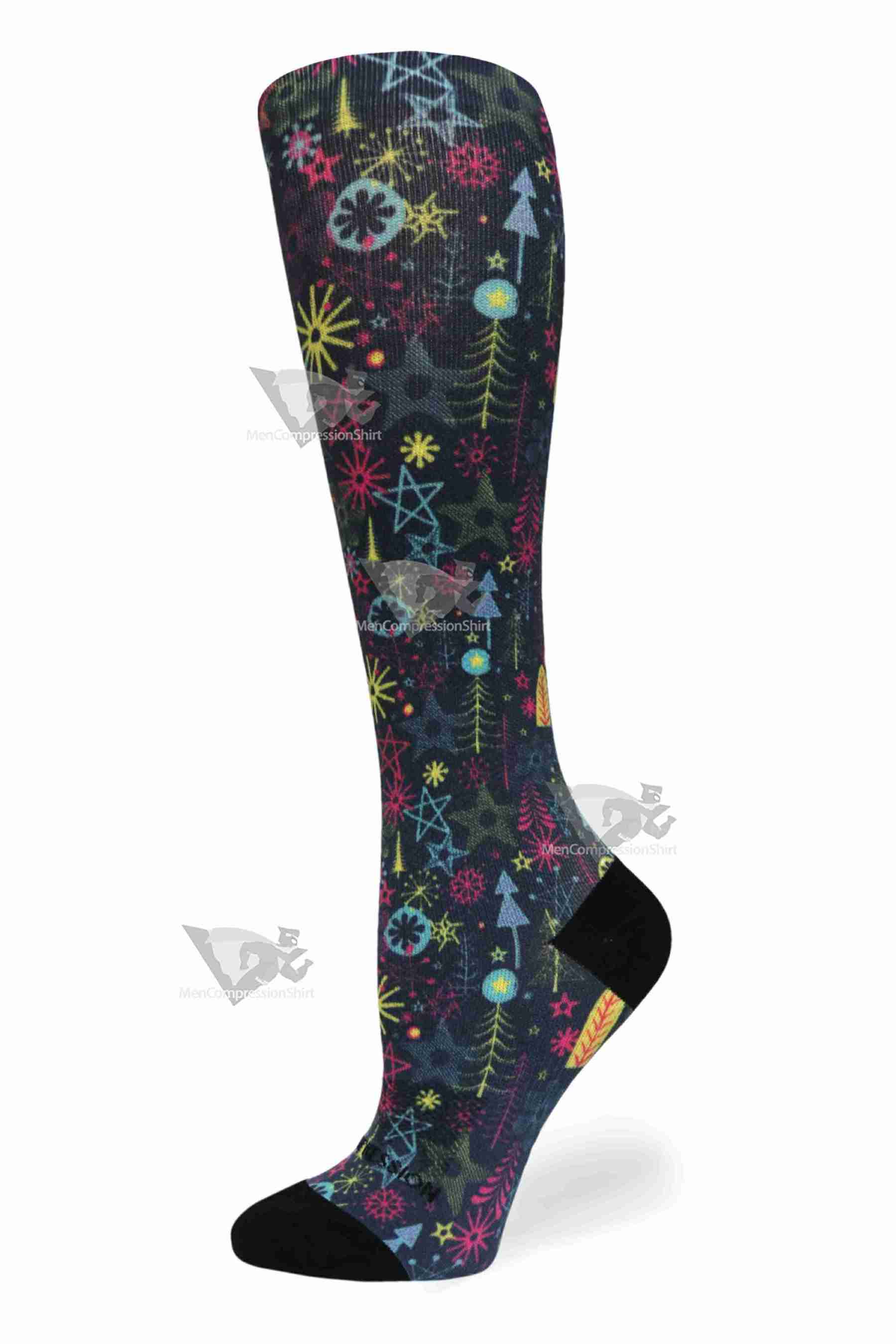 Women Compression Socks Seasonal Joy