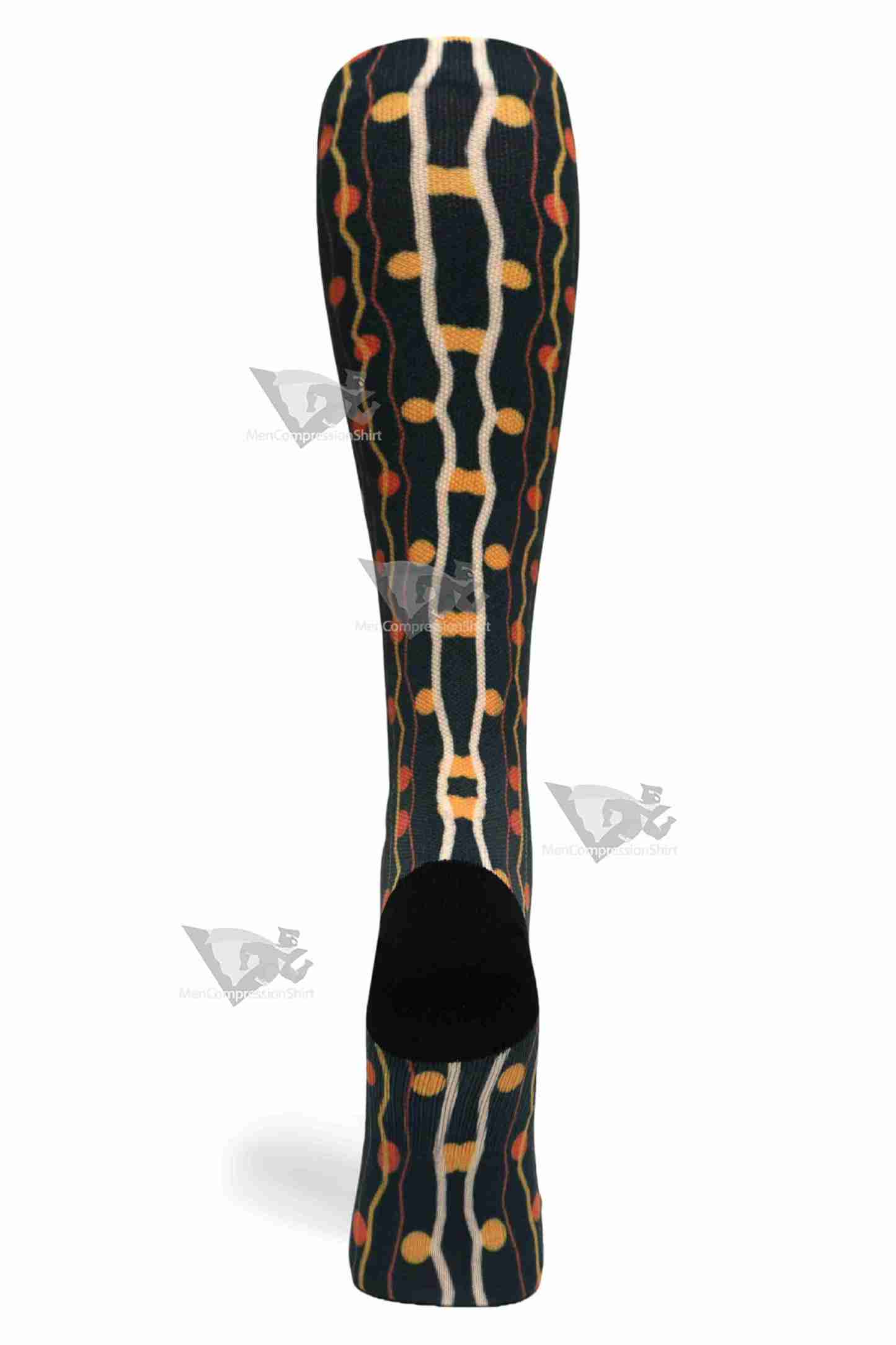 Women Compression Socks Zigzag Dots