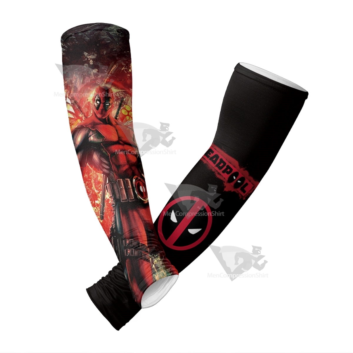Xforce Deadpool Black Compression Arm Sleeve