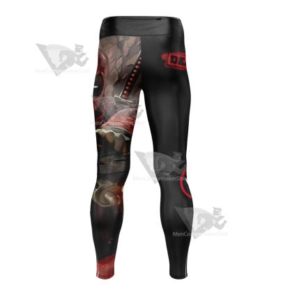 Xforce Deadpool Black Men Compression Legging-MensCompressionShirt