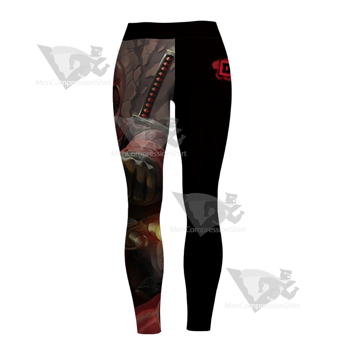 Xforce Deadpool Black Women Compression Legging-MensCompressionShirt