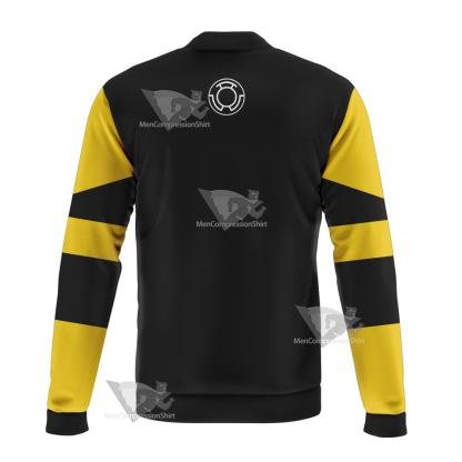 Dc Yellow Lantern Batman Cosplay Bomber Jacket