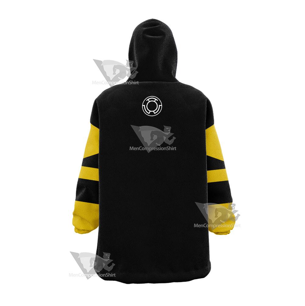 Dc Yellow Lantern Batman Cosplay Snug Oversized Blanket Hoodie