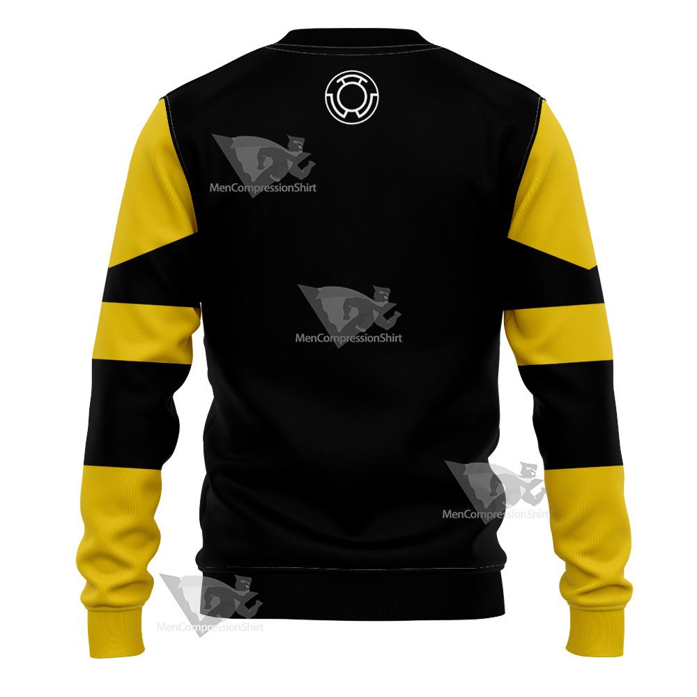 Dc Yellow Lantern Batman Cosplay Sweatshirt