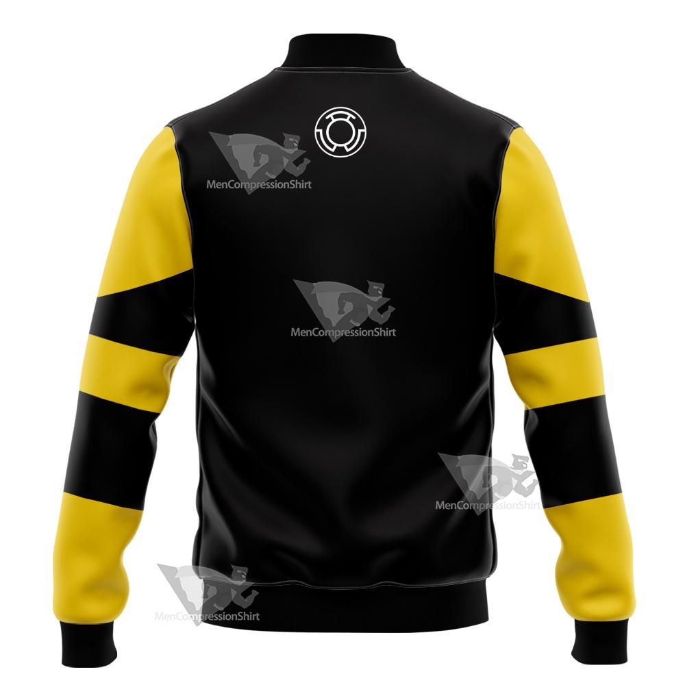 Dc Yellow Lantern Batman Cosplay Varsity Jacket