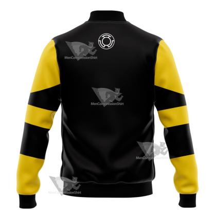 Dc Yellow Lantern Batman Cosplay Varsity Jacket