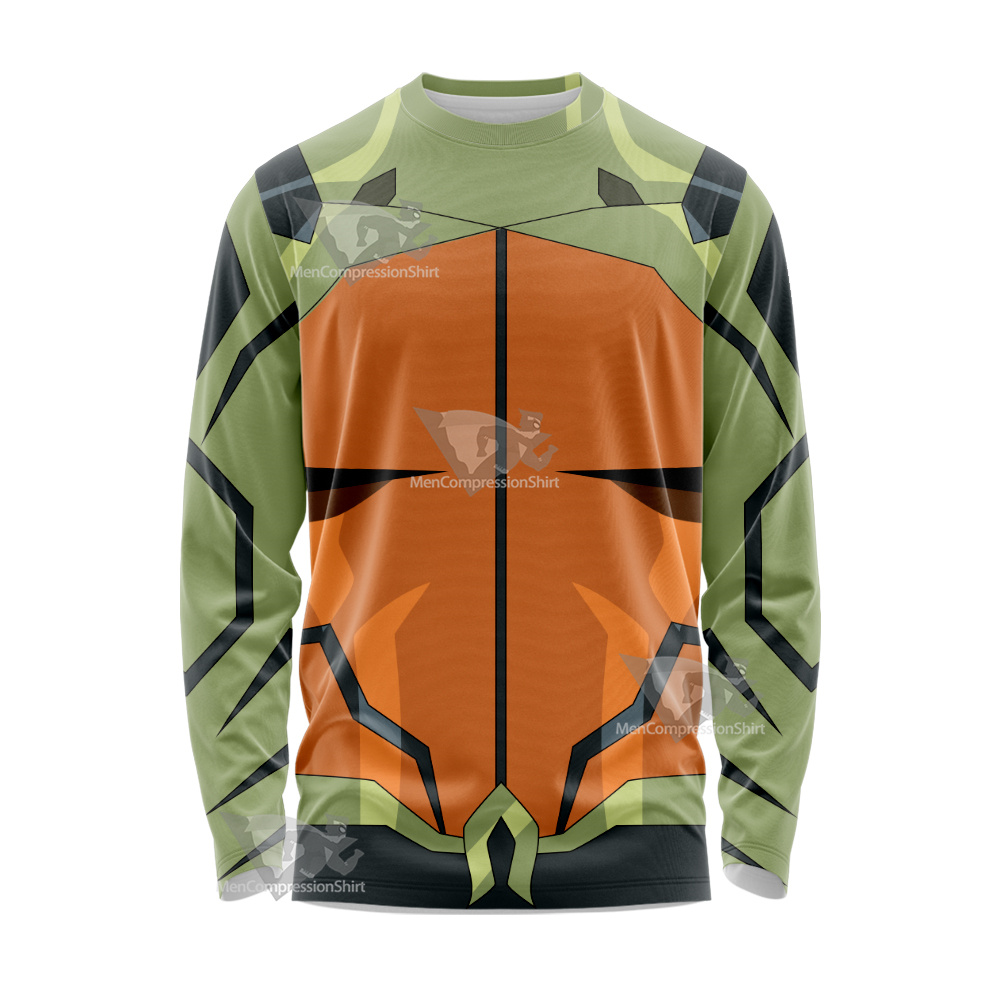 Young Justice Aquaman Ii Long Sleeve Shirt