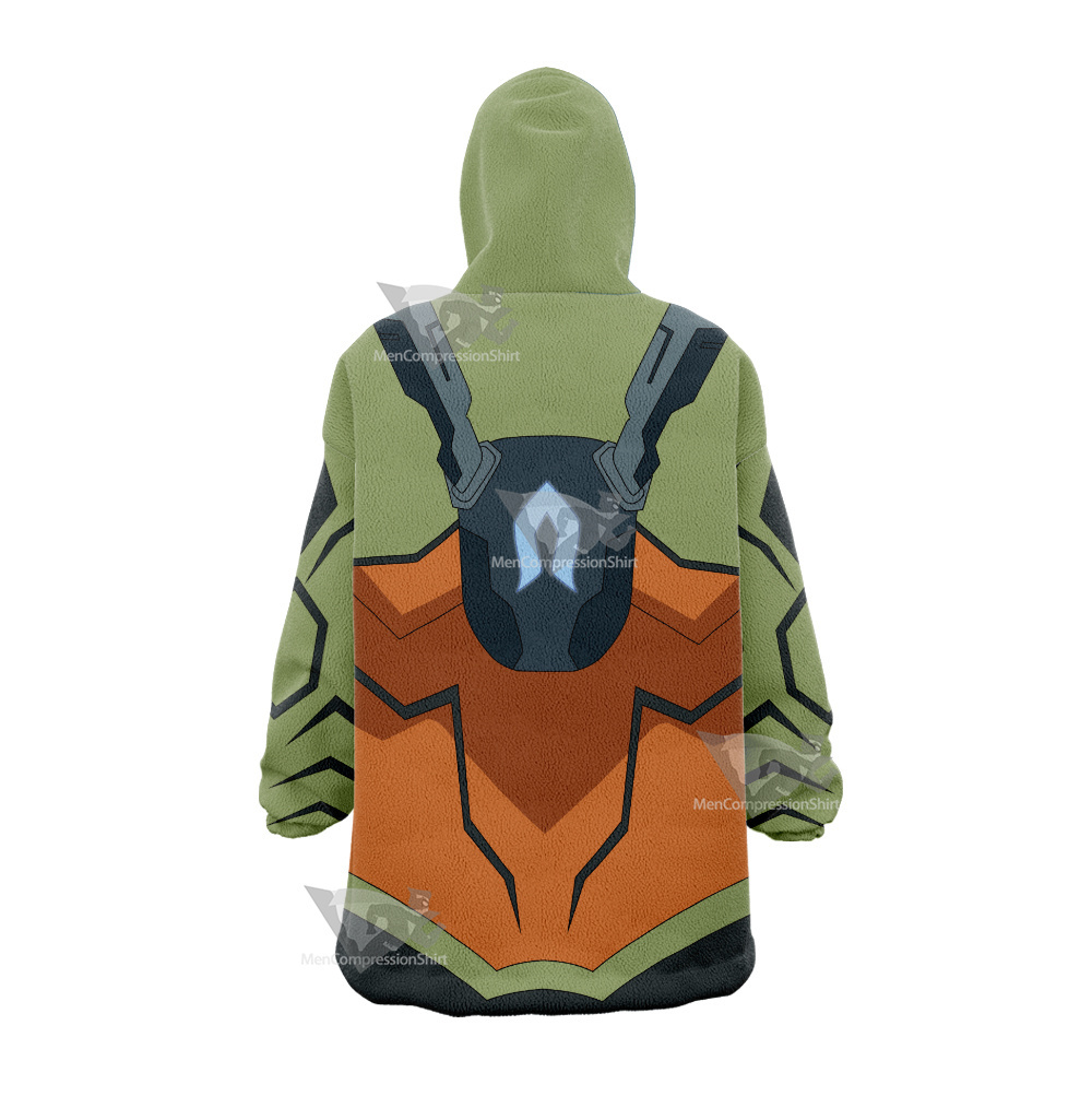 Young Justice Aquaman Ii Snug Oversized Blanket Hoodie
