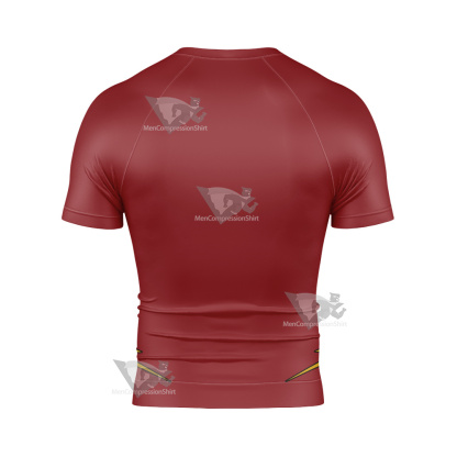 Young Justice Barry Allen Short Sleeve Compression Shirt