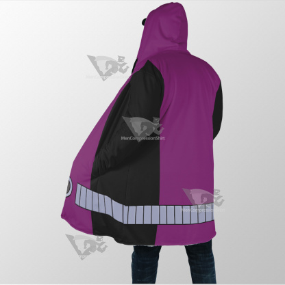 Young Justice Beast Boy Purple And Black Cosplay Dream Cloak