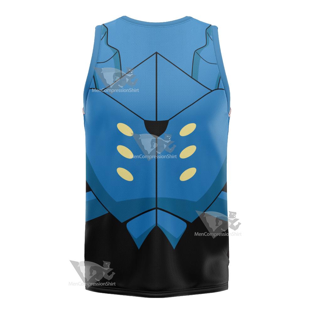 Dc Young Justice Blue Beetle Basketball Jersey