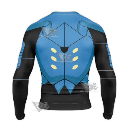 Young Justice Blue Beetle Long Sleeve Compression Shirt