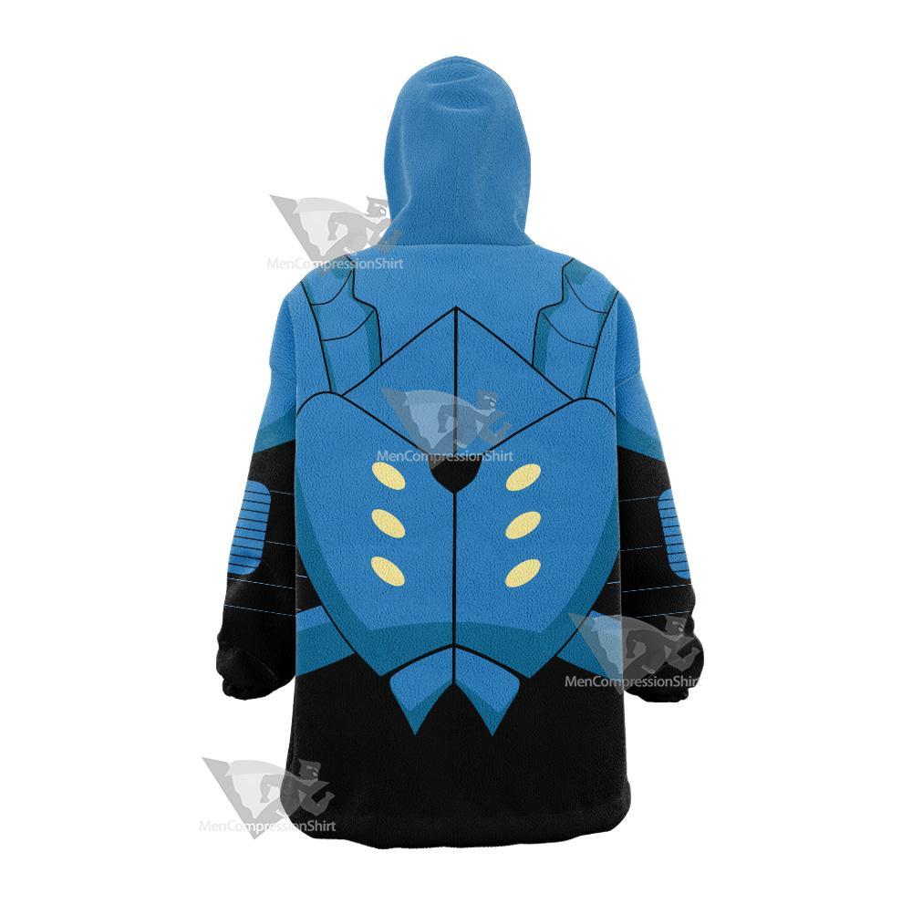 Dc Young Justice Blue Beetle Snug Oversized Blanket Hoodie