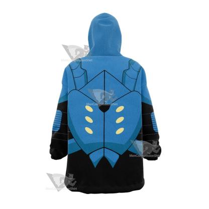 Dc Young Justice Blue Beetle Snug Oversized Blanket Hoodie