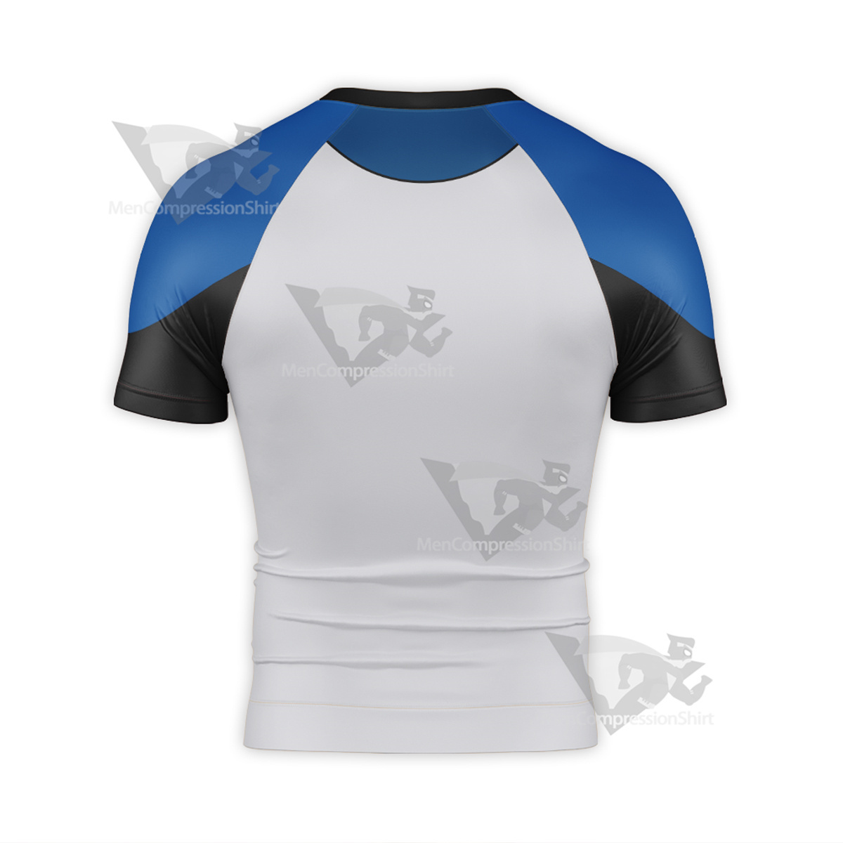 Young Justice Blue Lantern Short Sleeve Compression Shirt