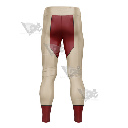 Young Justice Impulse Red Mens Compression Legging