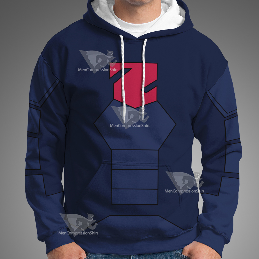 Young Justice Lor Zod Blue Cosplay Hoodie