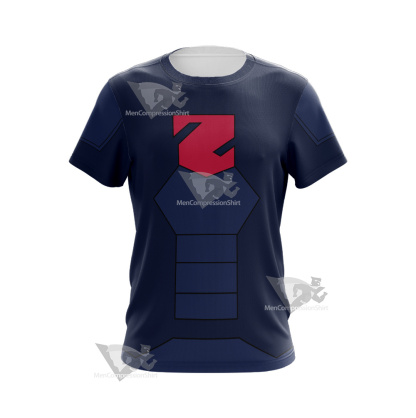 Young Justice Lor Zod Blue Cosplay T-Shirt