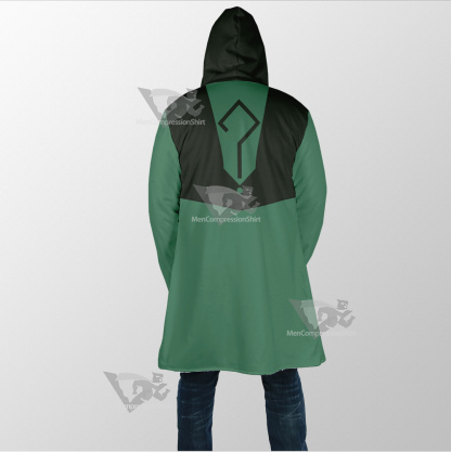 Young Justice Riddler Green Question Mark Cosplay Dream Cloak