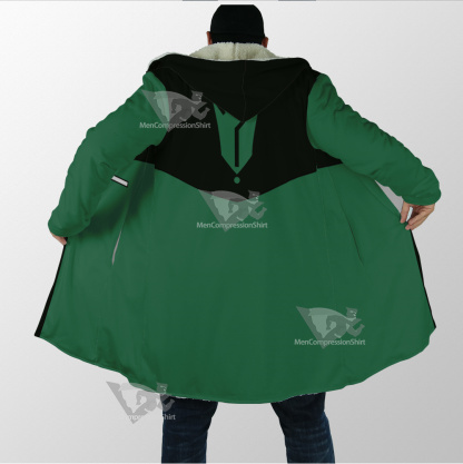 Young Justice Riddler Green Question Mark Cosplay Dream Cloak