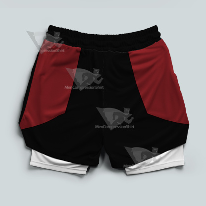 Young Justice Robin Black Men Compression Gym Short-MensCompressionShirt