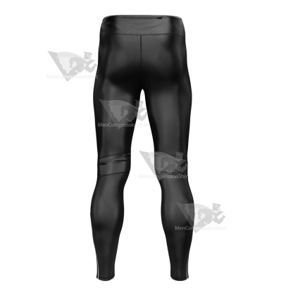 Young Justice Superboy Black And Red Mens Compression Legging
