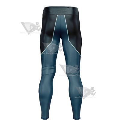 Young Justice Tempest Blue Mens Compression Legging