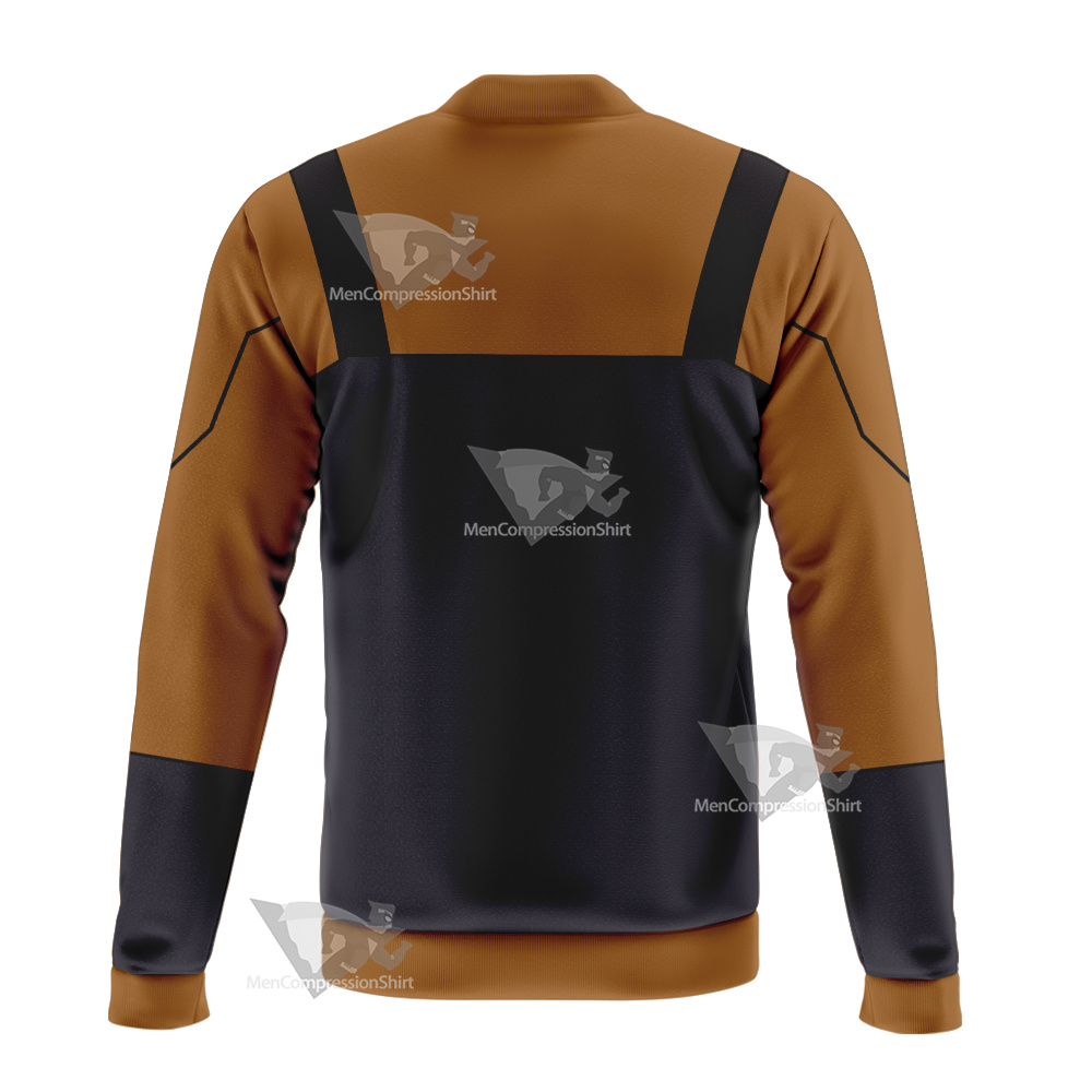 Young Justice Tigress Brown Cosplay Bomber Jacket