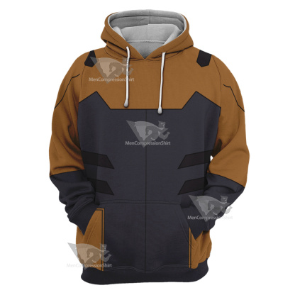 Young Justice Tigress Brown Cosplay Hoodie