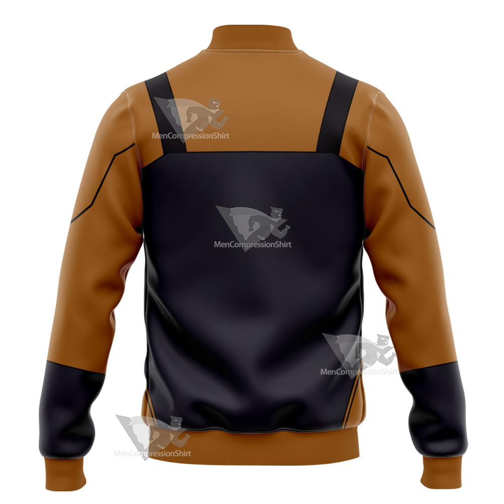 Young Justice Tigress Brown Cosplay Varsity Jacket