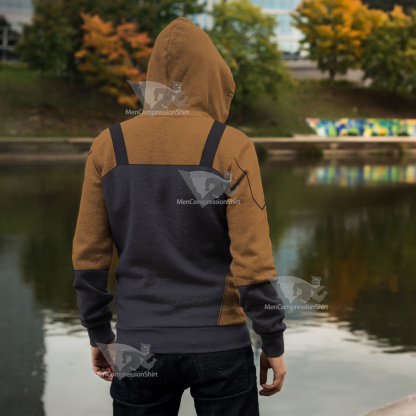 Young Justice Tigress Brown Cosplay Zip Up Hoodie