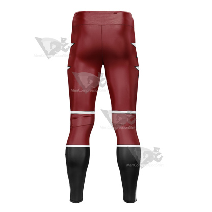 Young Justice Wonder Girl Red And Black Mens Compression Legging