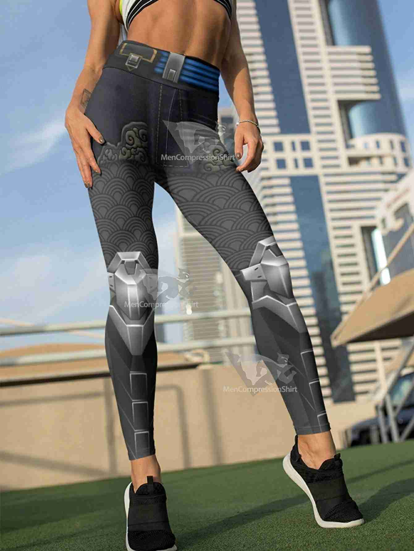 Young Master Hanzo Women Compression Leggings