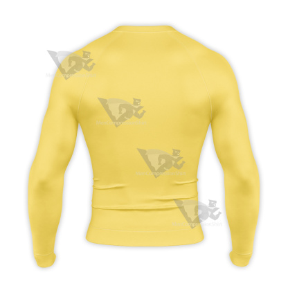 Your Pretty Face Is Going To Hell Yellow Cosplay Long Sleeve Compression Shirt