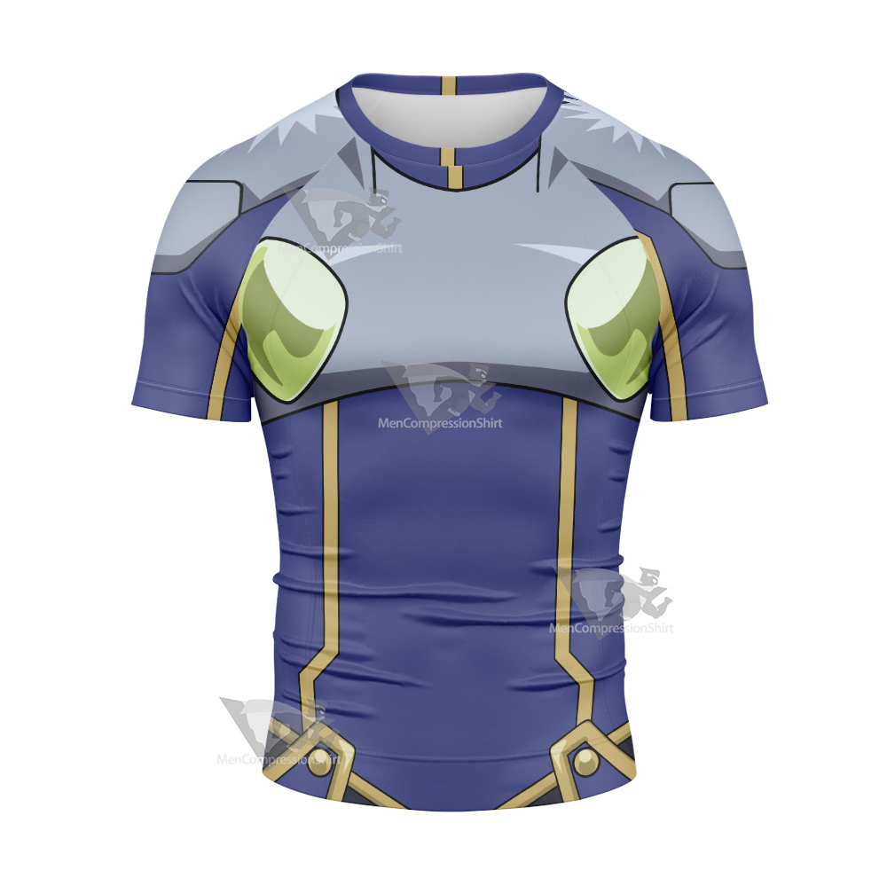 Yu Gi Oh Antinomy Short Sleeve Compression Shirt