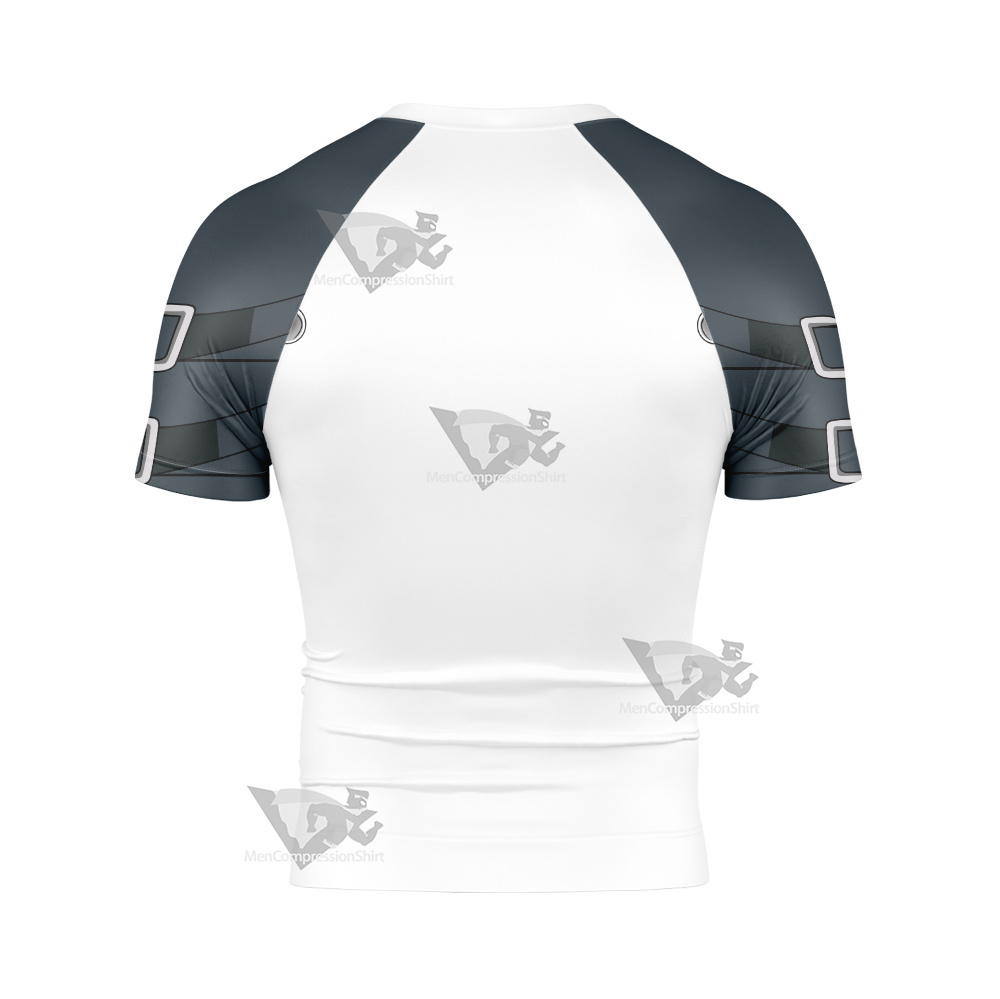 Yu Gi Oh Seto Kaiba Short Sleeve Compression Shirt