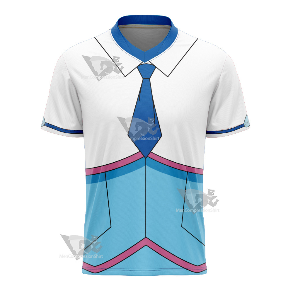 Yu Gi Oh Vrains Blue Angel Aoi Zaizen Football Jersey