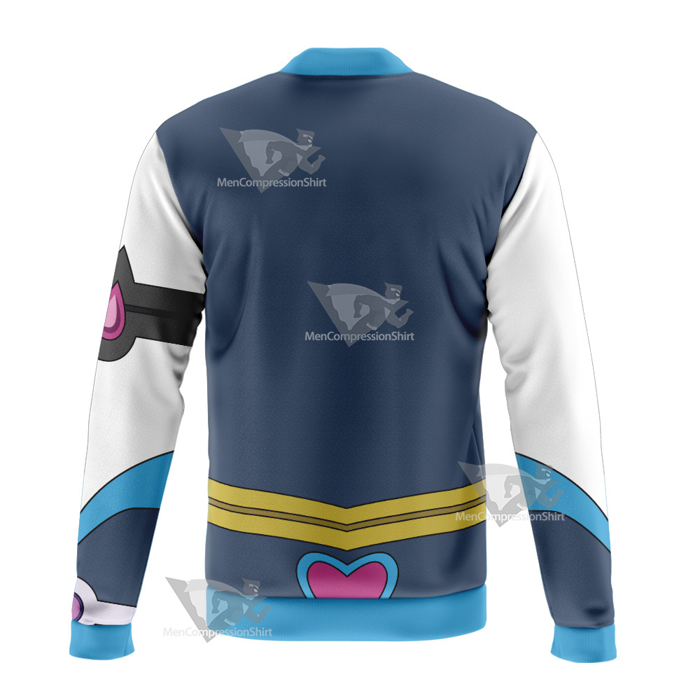 Yu Gi Oh Vrains Blue Maiden Aoi Zaizen Bomber Jacket