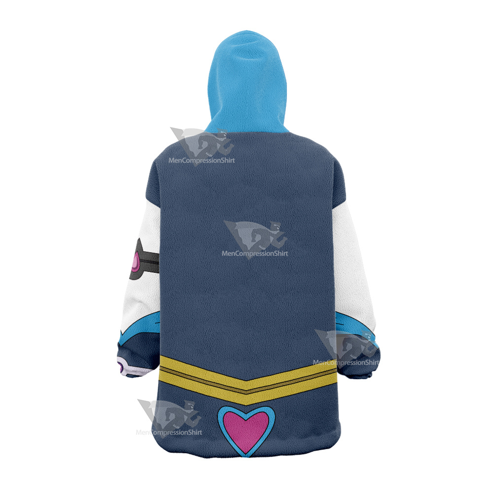 Yu Gi Oh Vrains Blue Maiden Aoi Zaizen Snug Oversized Blanket Hoodie