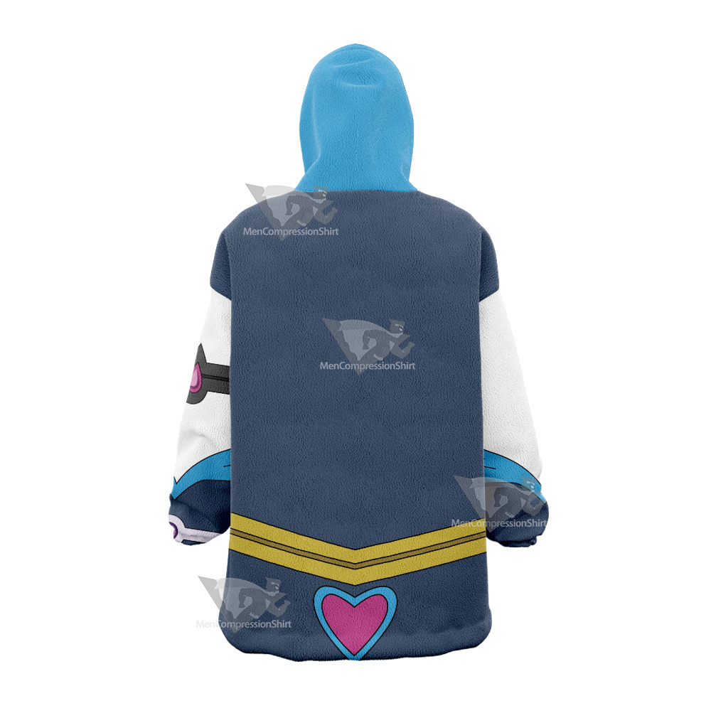 Yu Gi Oh Vrains Blue Maiden Aoi Zaizen Snug Oversized Blanket Hoodie