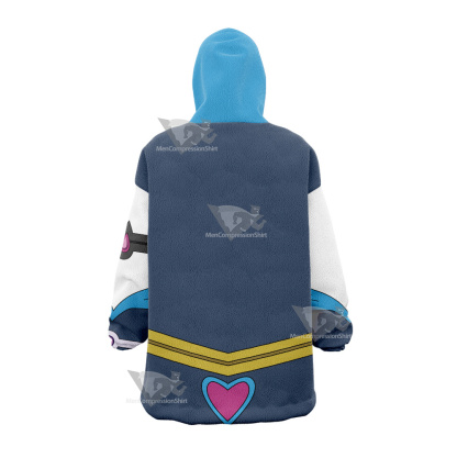Yu Gi Oh Vrains Blue Maiden Aoi Zaizen Snug Oversized Blanket Hoodie