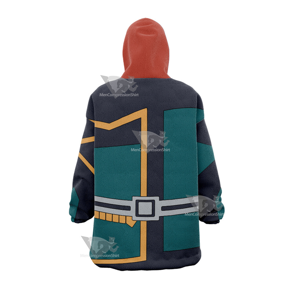 Yu Gi Oh Vrains Playmaker Yusaku Fujiki Snug Oversized Blanket Hoodie