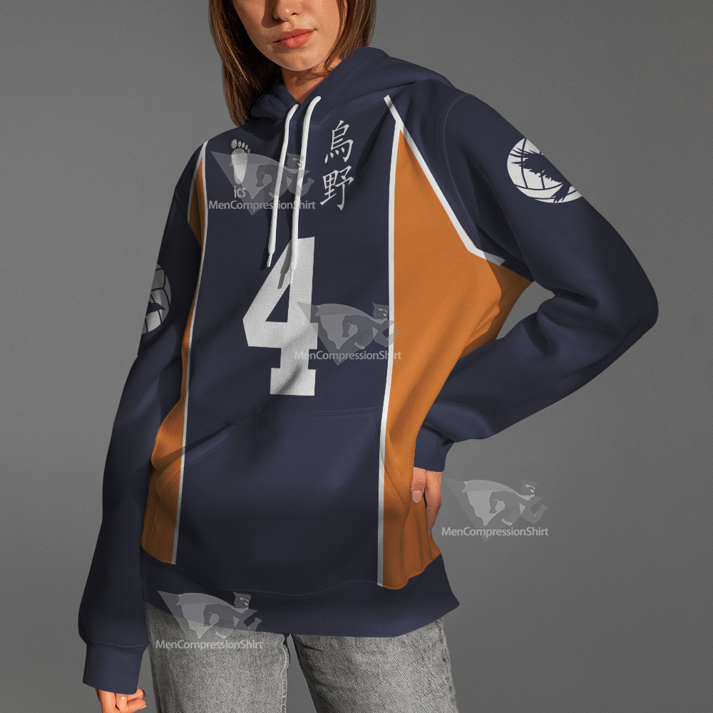 Yuu Nishinoya Haikyuu Cosplay Hoodie
