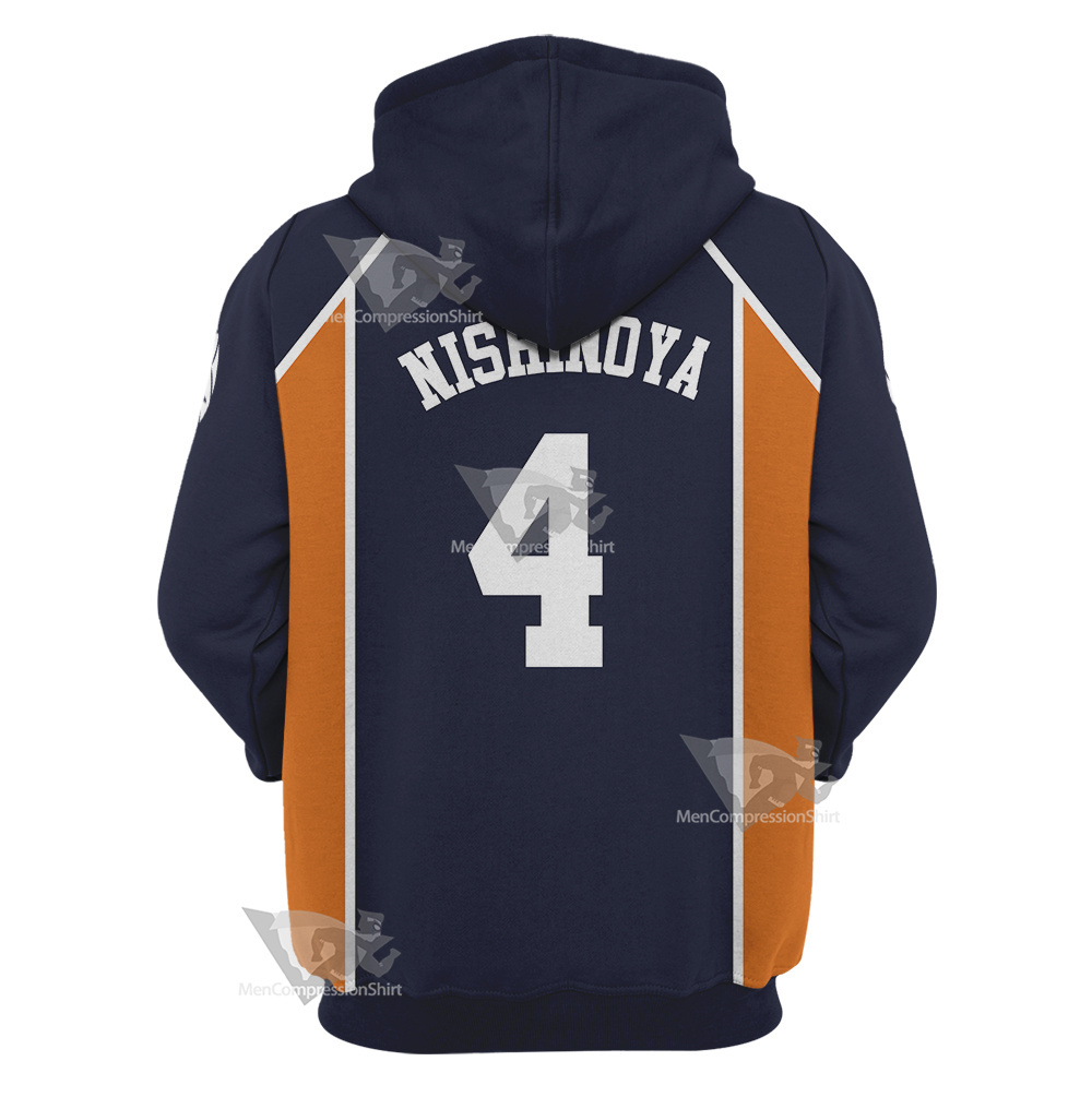 Yuu Nishinoya Haikyuu Cosplay Hoodie