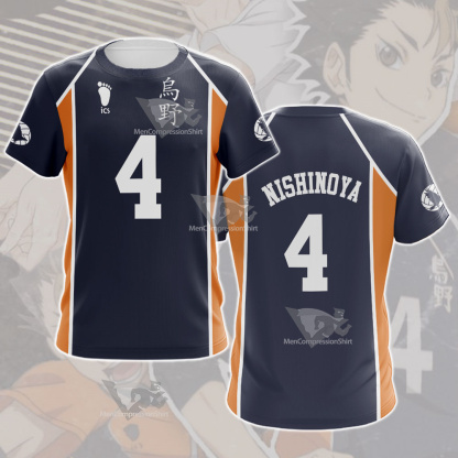 Yuu Nishinoya Haikyuu Cosplay T-Shirt