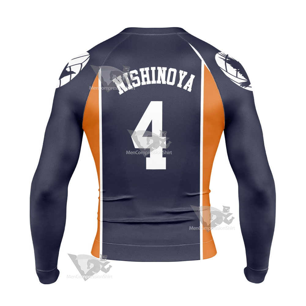 Yuu Nishinoya Haikyuu Long Sleeve Compression Shirt
